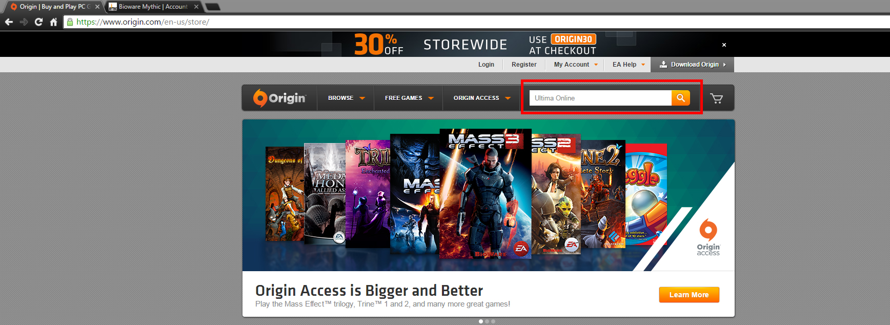 origin ea online store