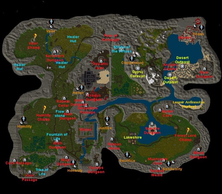 Facet Maps Ultima Online Facet Maps Ultima Online