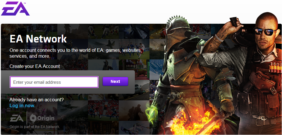 Origin Login - Connect.Origin.com - EA Games Account