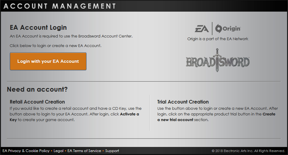 Origin Login - Connect.Origin.com - EA Games Account