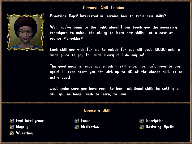 Magery Advanced Skill Trainer