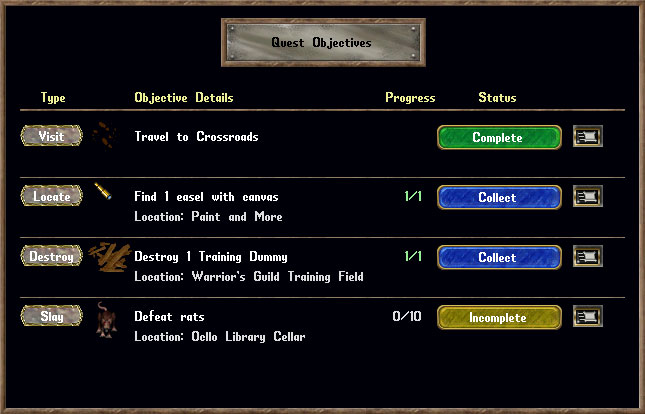 New Legacy Quests